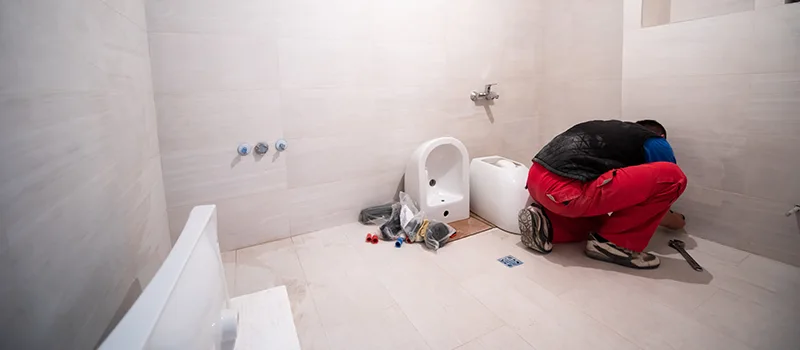 Basement Bathroom Shower Installation in Dixie, Mississauga
