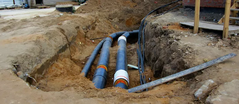 Main Water Line Installation in Dixie, Mississauga