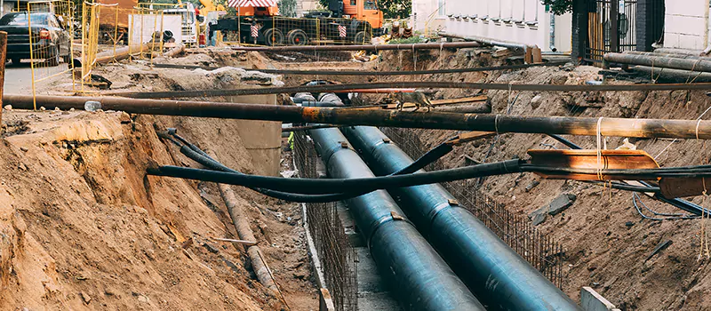Underground Drainage Pipe Replacement in Dixie, Mississauga