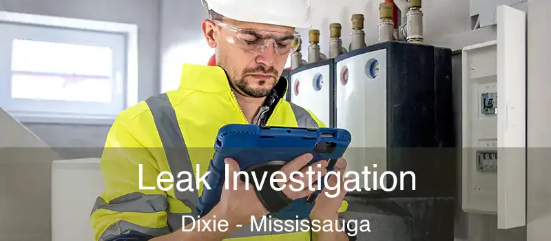  Leak Investigation Dixie - Mississauga