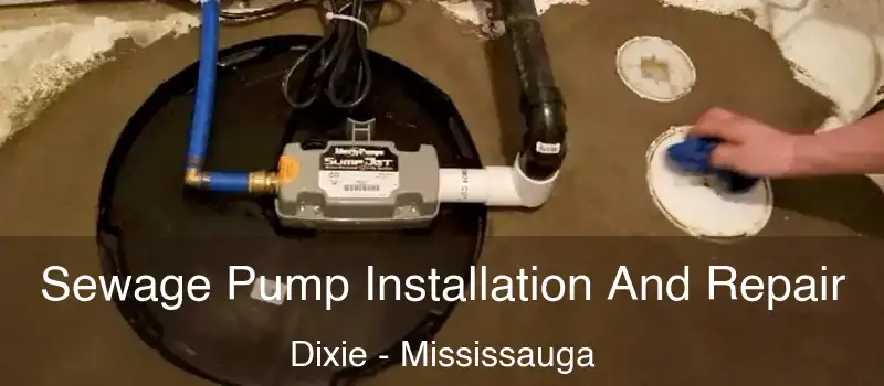  Sewage Pump Installation And Repair Dixie - Mississauga